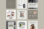 Wellness Coach Instagram Bundle, a Social Media Template by Amaré Creative (Thumbnail 2 of 5)
