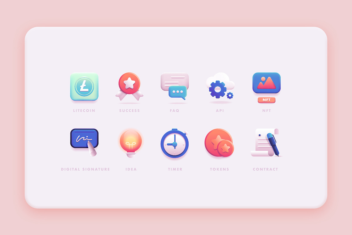 3D Fintech Icon Collection, an Outline Icon by Polar Vectors (Photo 9 of 14)