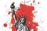 Bold USA Icon Lady Liberty Art, an Object Illustration by 3D assets for your awesom (Thumbnail 2 of 3)