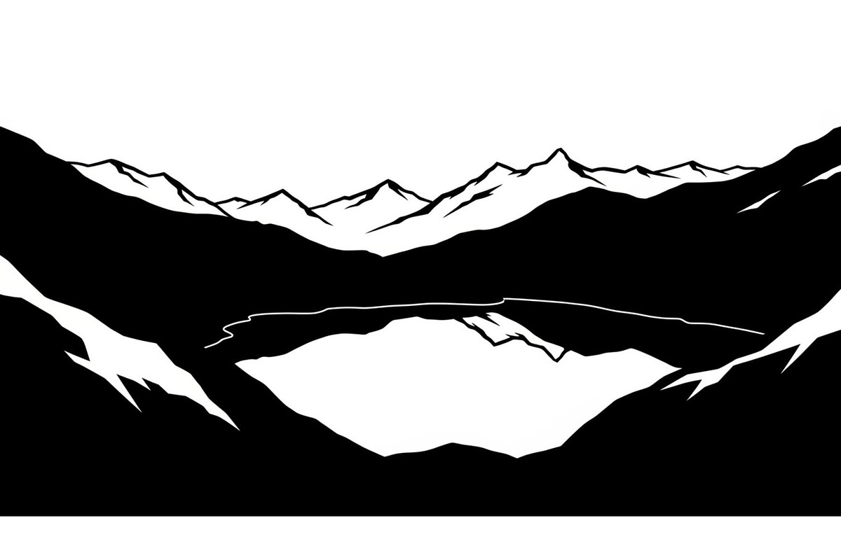 Serene Mountain Lake Vista, a Graphic by musafir_fashion (Photo 11 of 14)