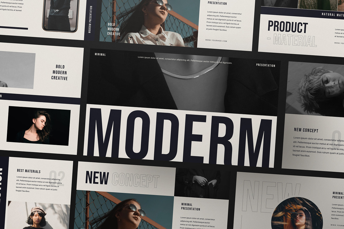 MODERM Powerpoint Presentation, a Presentation Template by Portocraft ...