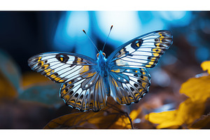 patterns blue yellow white ai, an Abstract Photo by pikepicture