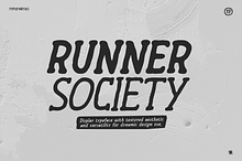 Runners Society Retro Serif Font
