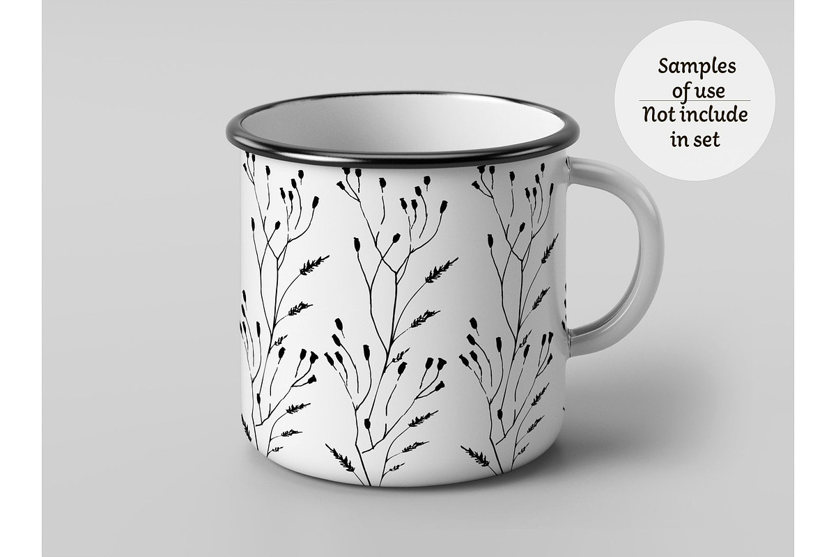 Botanical Clip art Floral vector, an Illustration by DigitalArsiart (Photo 2 of 6)