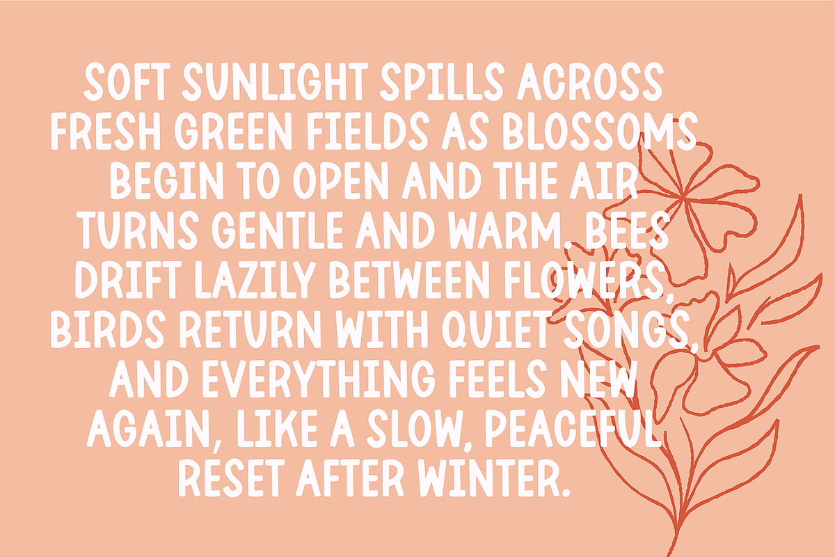 PARIS TREAT Bold Chunky Display Font, a Sans Serif Font by Blush Font Co. (Photo 2 of 9)