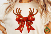 Faux Crochet Christmas Coquette Bow, an Illustration by Craft Nest (Thumbnail 5 of 7)
