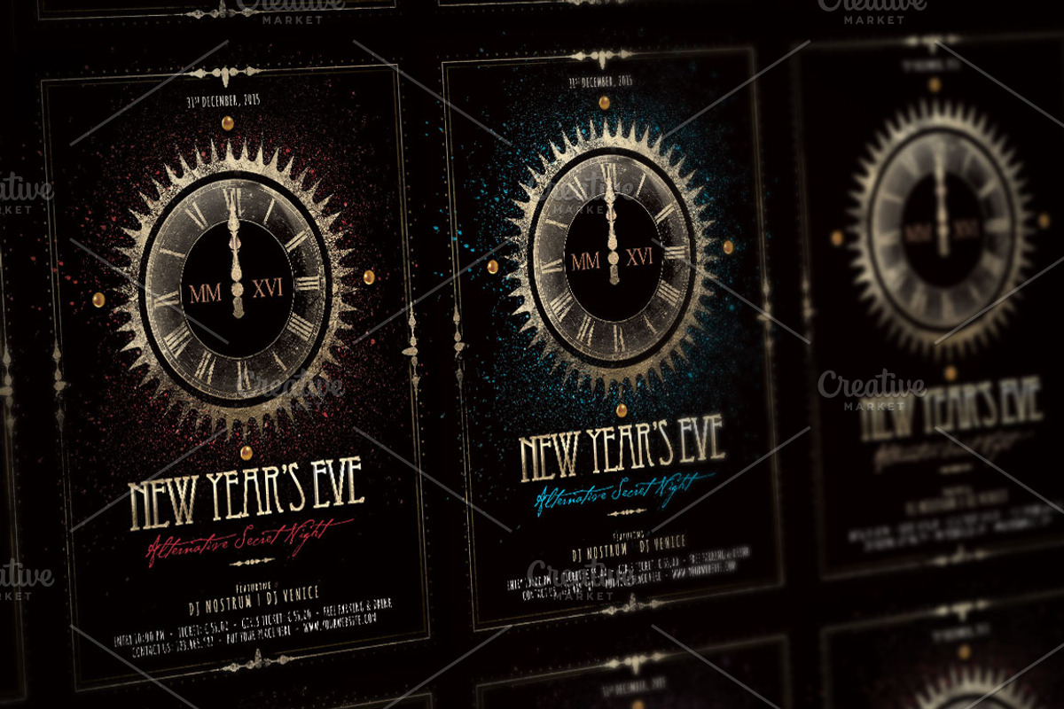 NYE - New Year Alternative Flyer, a Flyer Template by Ade Concept (Photo 3 of 5)