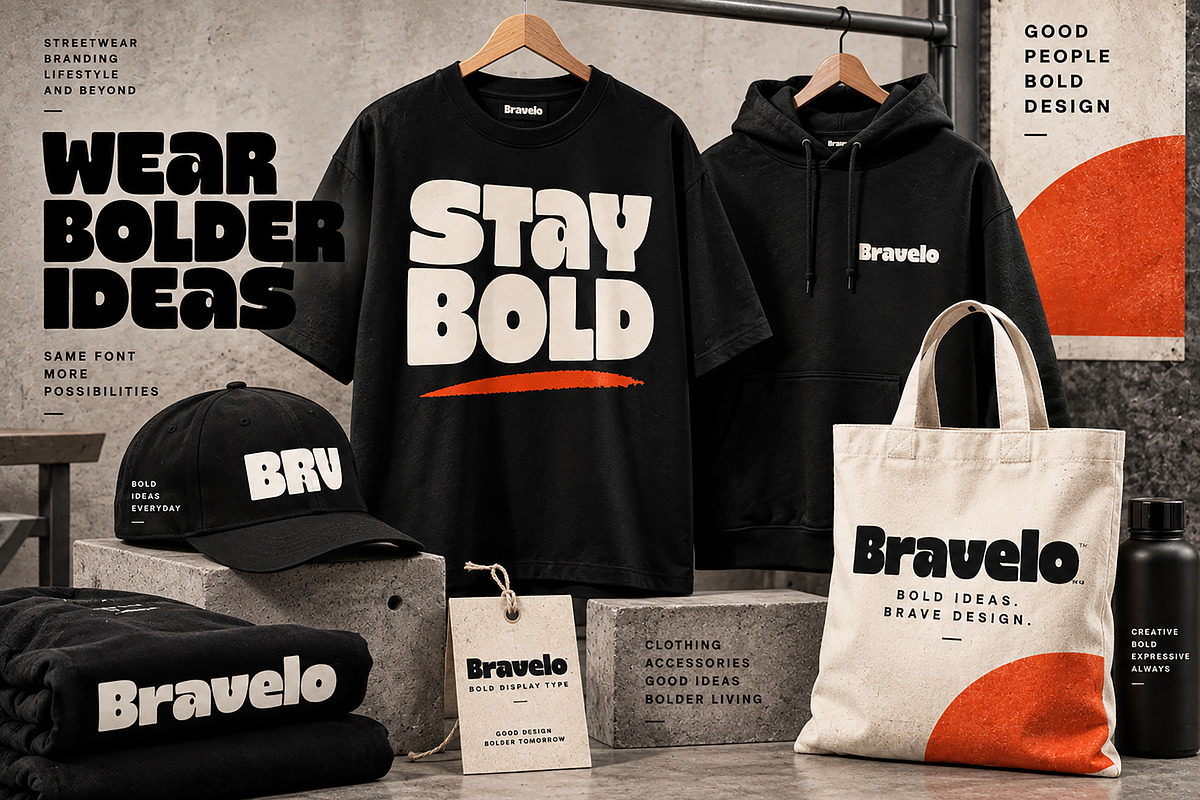 Bravelo — A Bold Display Font, a Slab Serif Font by Wow Magic (Photo 7 of 7)