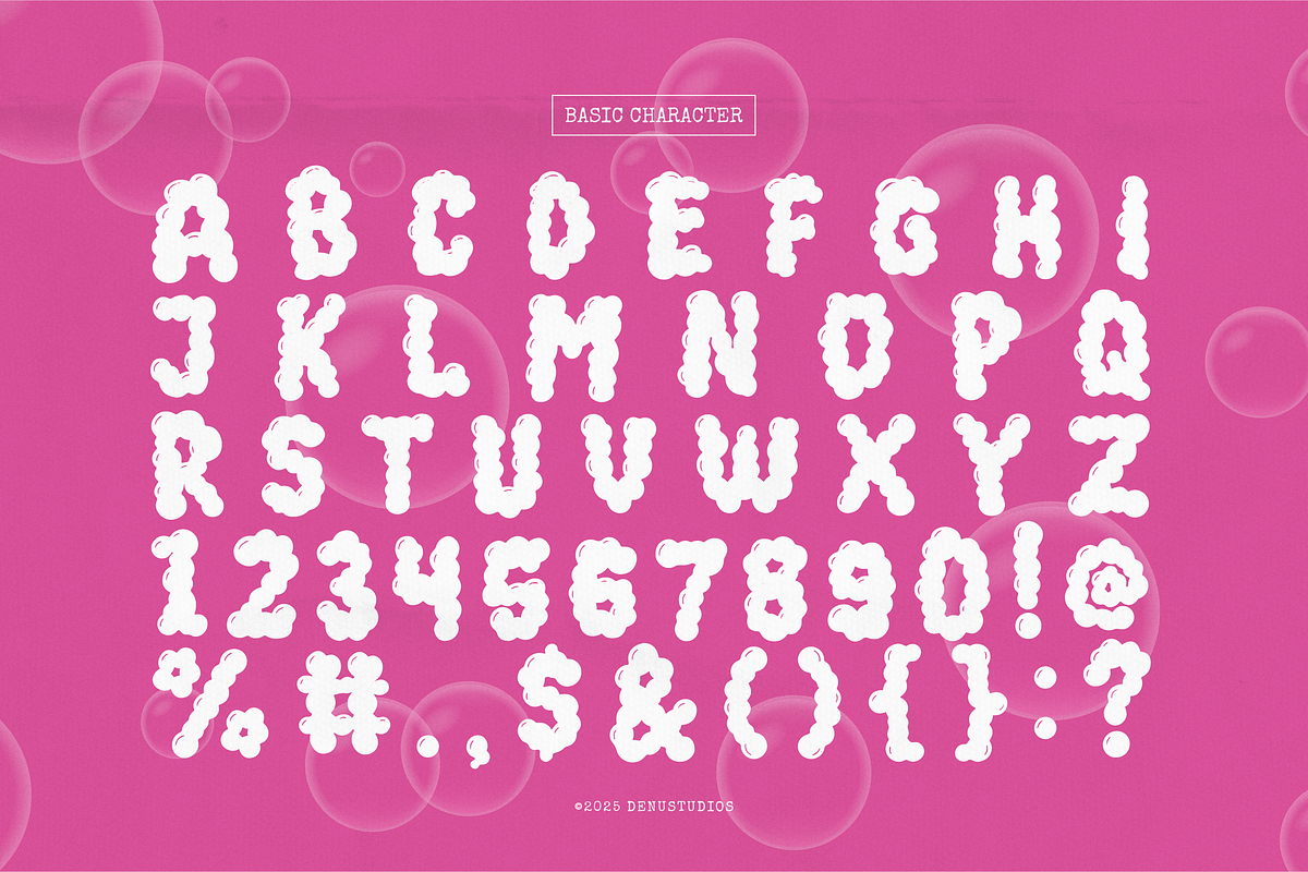 Fabilo Soap | Bold Bubble Font, a Handwritten Font by Denustudios (Photo 12 of 12)