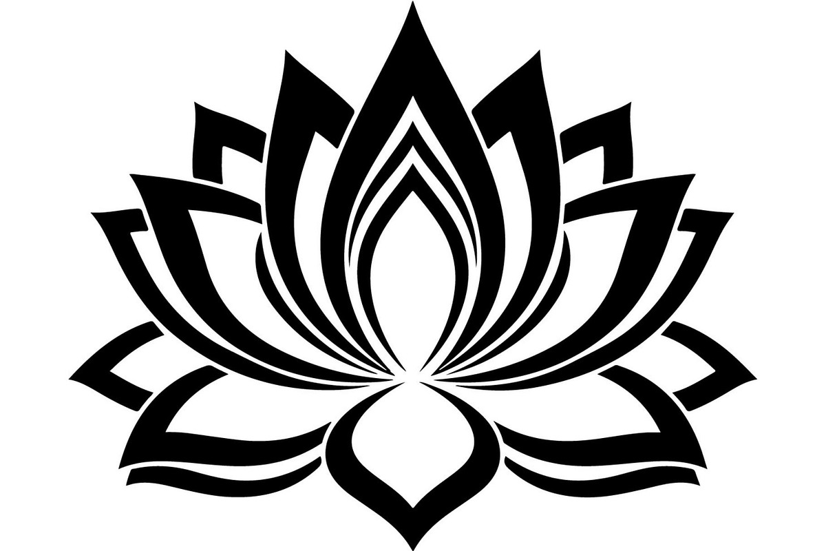 Bold Lotus Flower Silhouette, an Object Graphic by Creativeshirt (Photo 15 of 15)