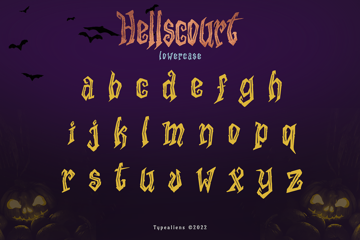 Hellscourt, a Font by ilhamtaro (Photo 8 of 10)