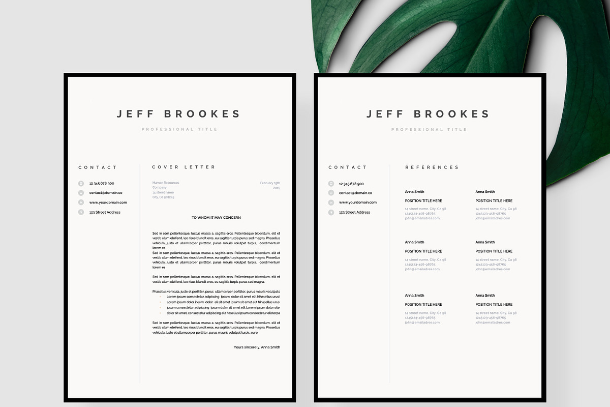 Professional CV Resume Template, a Resume Template by Resume Angels (Photo 5 of 10)