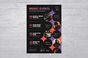 Event Schedule Flyer Template