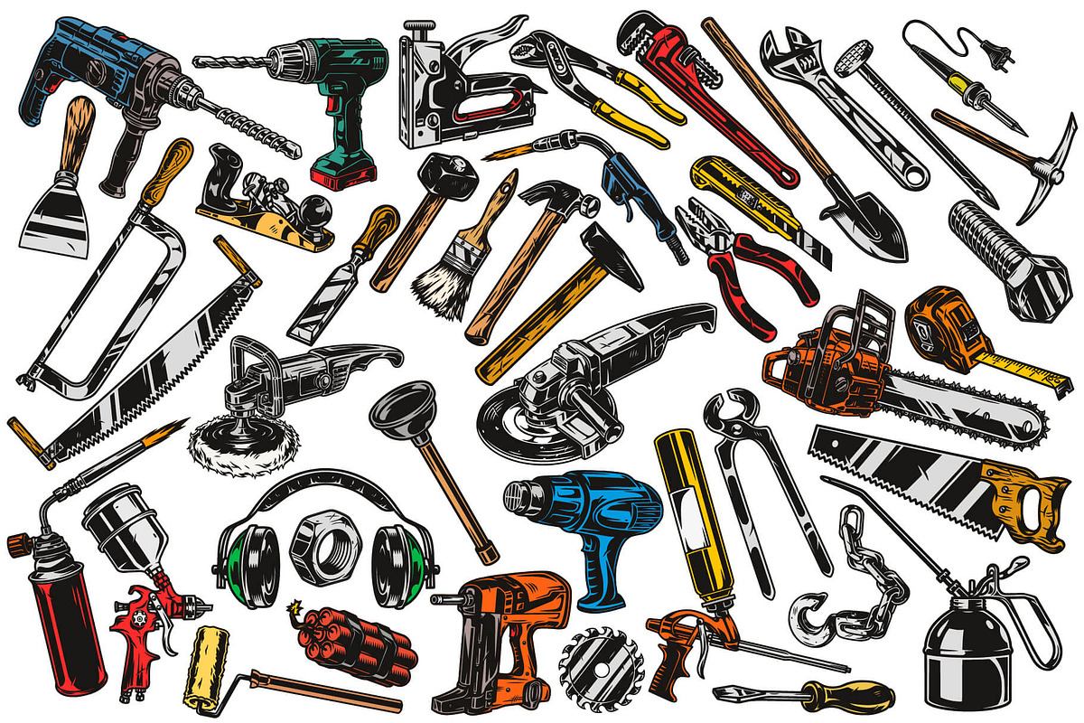 Handymen illustrations, a Branding & Logo Template by DGIM studio (Photo 3 of 6)