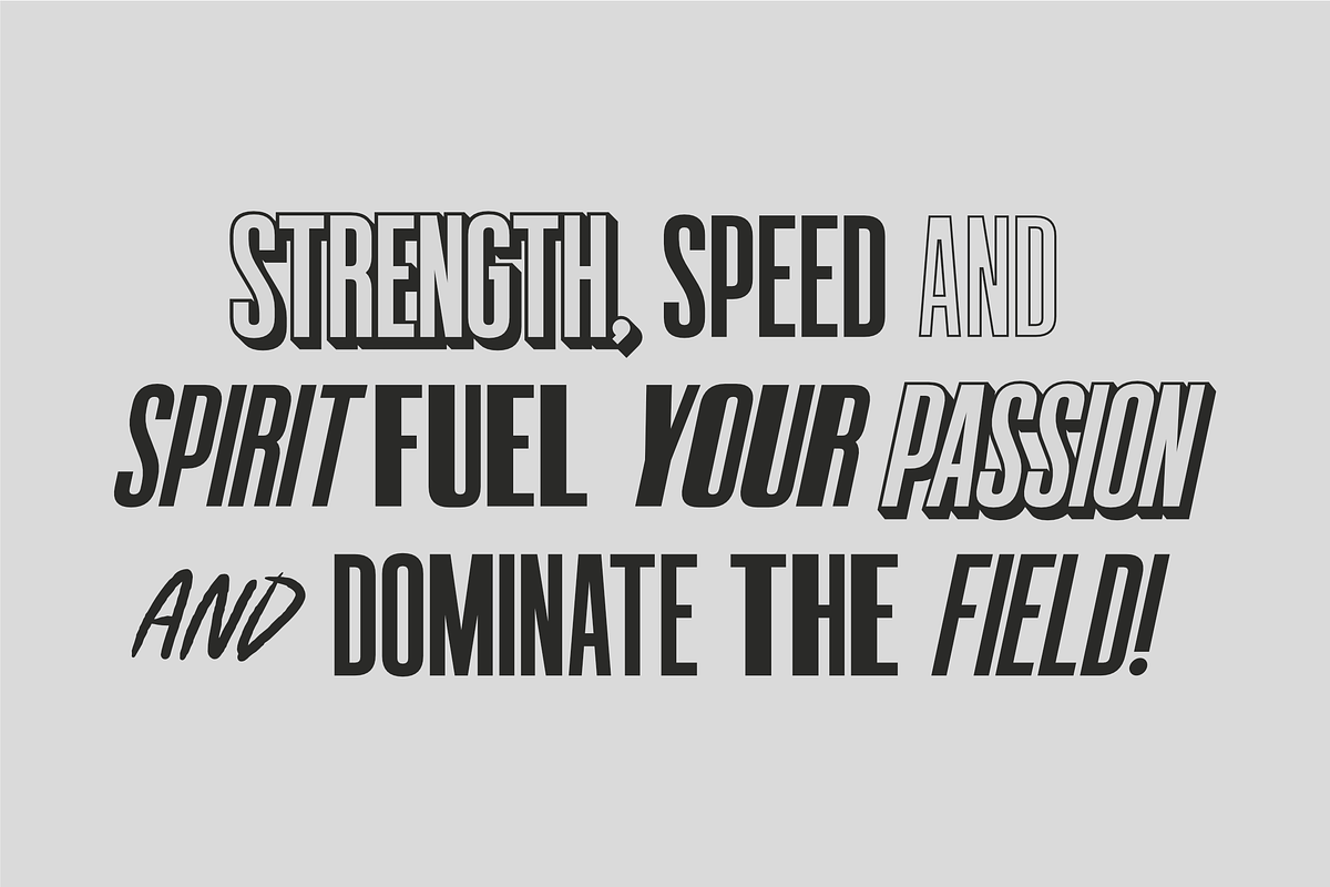 Victory Striker - Font Duo, a Sans Serif Font by ahweproject (Photo 7 of 12)