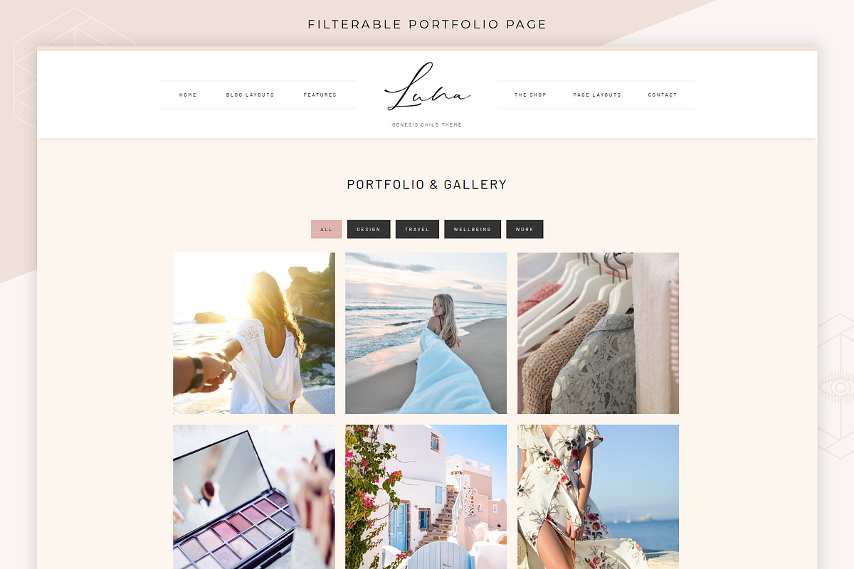 Luna - WordPress Genesis Theme, a WordPress Template by Studio Sirona (Photo 3 of 10)