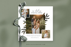 Spring Mini Session Template Mini072