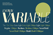 Enoway Pro Modern Art Deco Font, a Sans Serif Font by Valentino Vergan (Thumbnail 6 of 15)