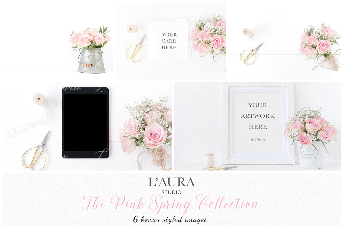Frame mockup bundle - card mockup, a Print Template by L'Aura Studio (Photo 2 of 8)
