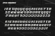 Speed Endurance, a Sans Serif Font by Burntilldead (Thumbnail 7 of 10)