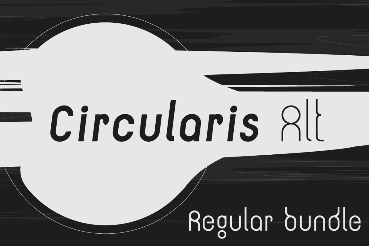 Circularis Alt Regular /+free italic, a Sans Serif Font by JAF 34 (Photo 1 of 7)