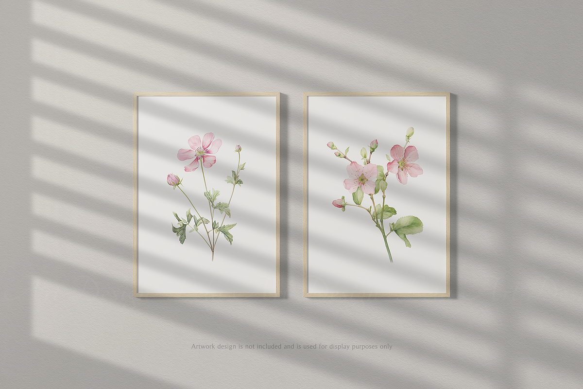 A4 Portrait, 2 Frame Mockup, a Household Mockup by Lelu Art Design (Photo 4 of 11)