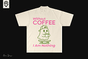 Cute Ghost Skateboarder Coffee Lover, a Graphic by shaondesigns (Thumbnail 4 of 4)