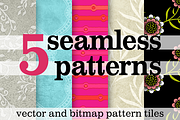 Seamless Vector+Bitmap Bundle, a Pattern Graphic by Penina (Thumbnail 1 of 2)