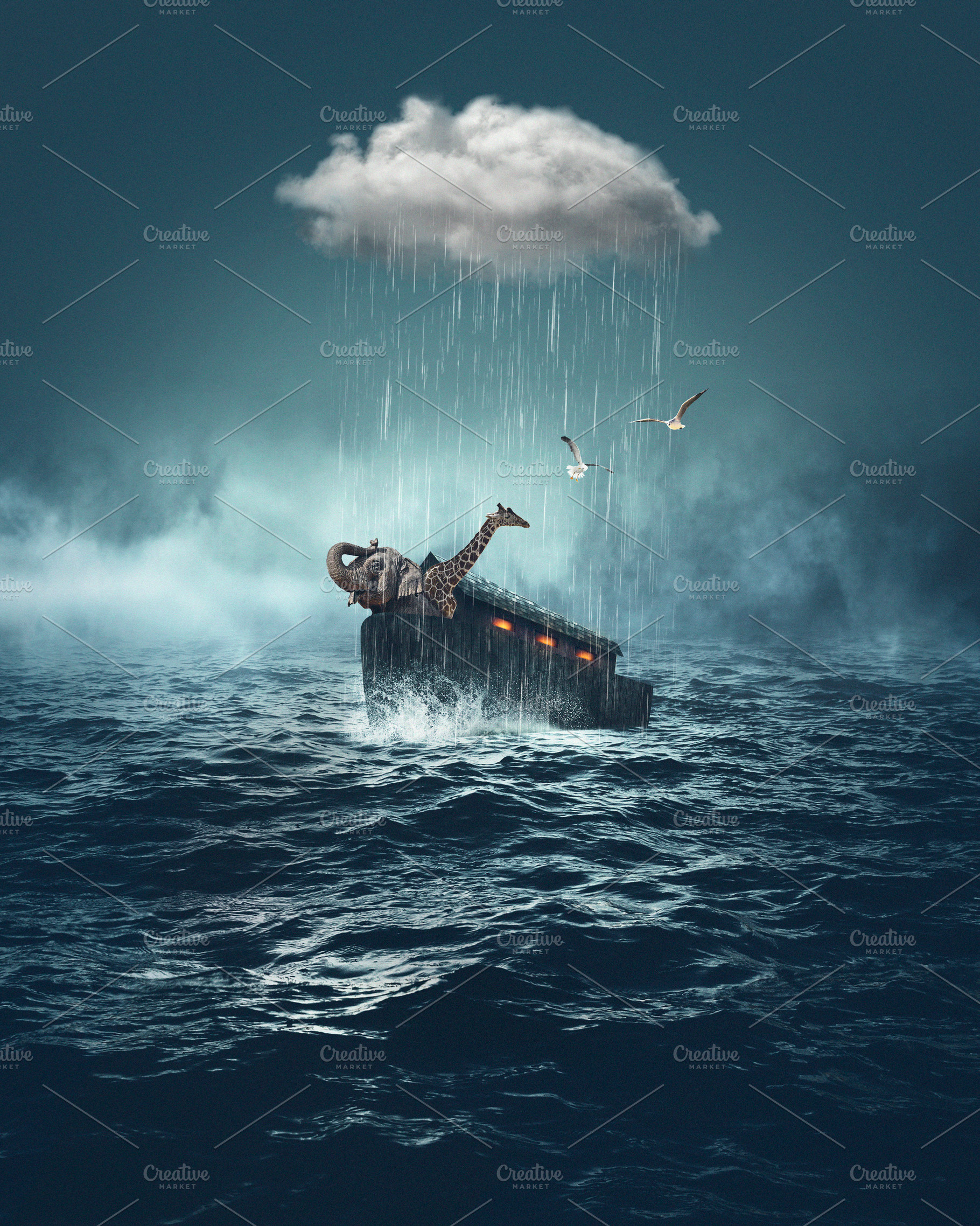 Noah's Ark Bible Story, a Photo by Javier Art Photography