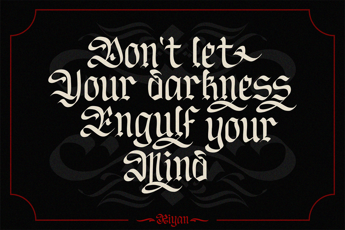 Kingslayer, a Blackletter Font by shineink.designlab (Photo 5 of 7)