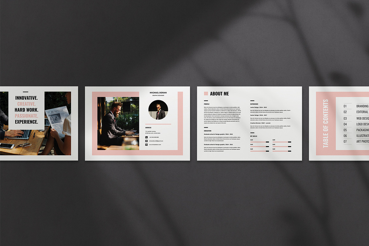 Graphic Design Portfolio, a Brochure Template by Occy Design (Photo 3 of 13)