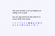 Mimu Hand Handwritten Font +Dingbats, a Handwritten Font by mimu creates (Thumbnail 3 of 7)