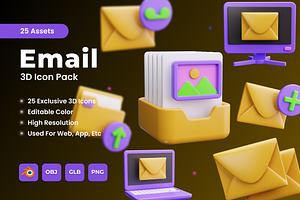 Email 3D Icon