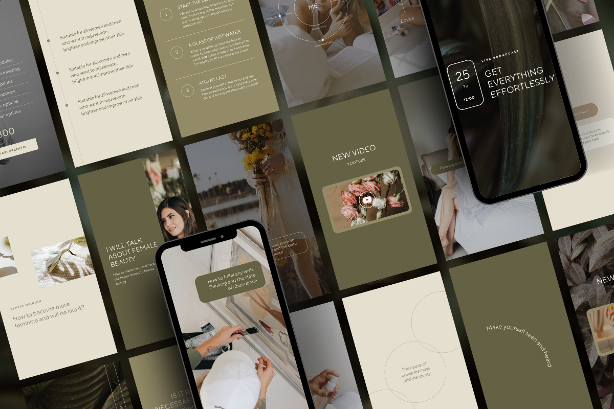 Bundle 4 in 1 Insta&Facebook tmplts, a Social Media Template by Make It Yours Lab. (Photo 6 of 34)