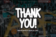 Spray Skatego - Urban Graffiti Font, a Sans Serif Font by QR Design Studio (Thumbnail 6 of 6)