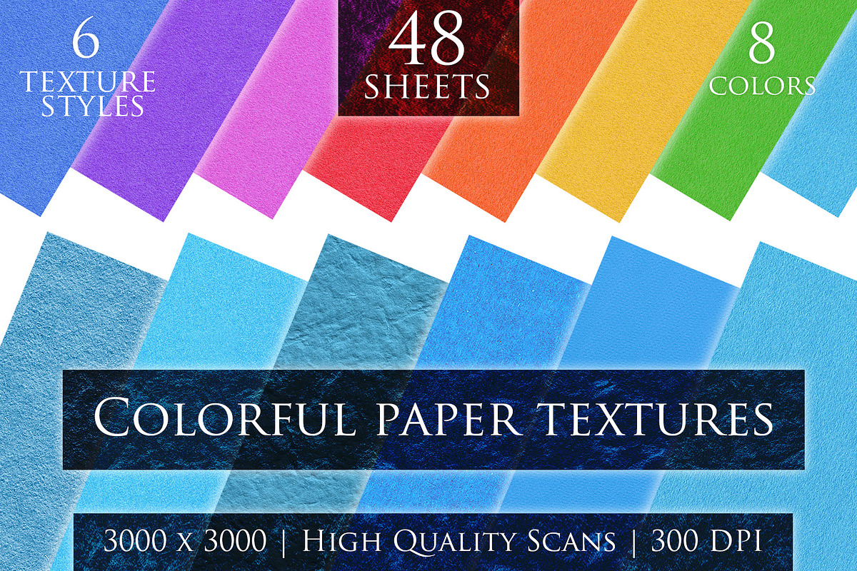Color Paper Textures Pack, a Texture Graphic by ZenLettering (Photo 1 of 5)