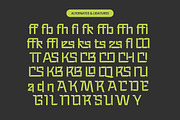 Clouds Hotspot Futuristic Display, a Sans Serif Font by timelesstype.co (Thumbnail 13 of 15)
