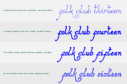 Folk Club // 17 Font Set (Pixel), a Script Font by PeachCreme (Thumbnail 15 of 18)