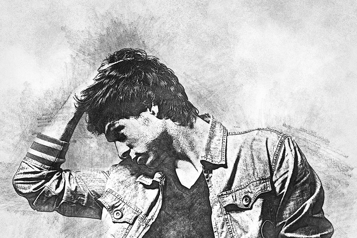 Chalk Sketch Photoshop Action, an Action Add-On by UnicDesign (Photo 12 of 12)