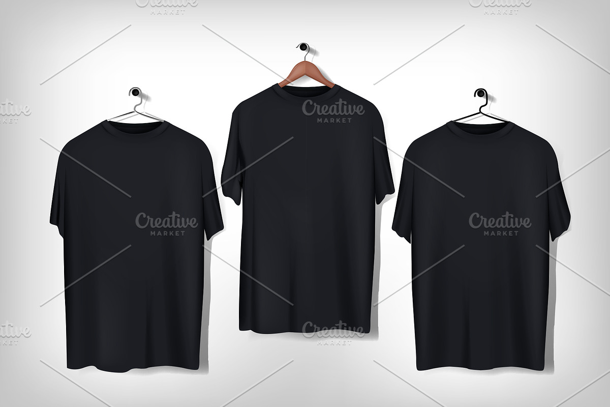 Men's basic t-shirts mockup, a Shirt Mockup by George Rod (Photo 4 of 5)