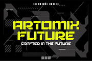 Astrix – Futuristic Display Typeface, a Sans Serif Font by Vroz Studio (Thumbnail 4 of 7)