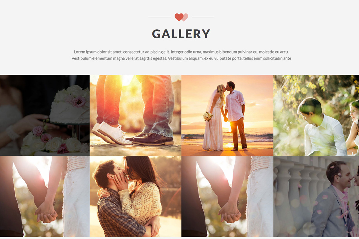 Amore: WordPress Wedding Theme, a WordPress Template by ThemeBear (Photo 6 of 9)