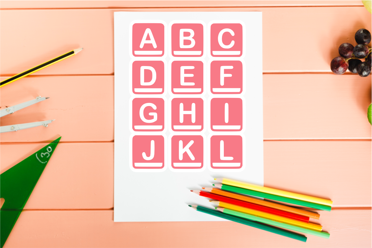Button Style - Playful Block Font, a Symbol Font by KiddoGlyphs Studio (Photo 2 of 6)