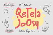 Qetela Joosy – Doodly Typeface Font, a Handwritten Font by Bayuktx (Thumbnail 1 of 9)