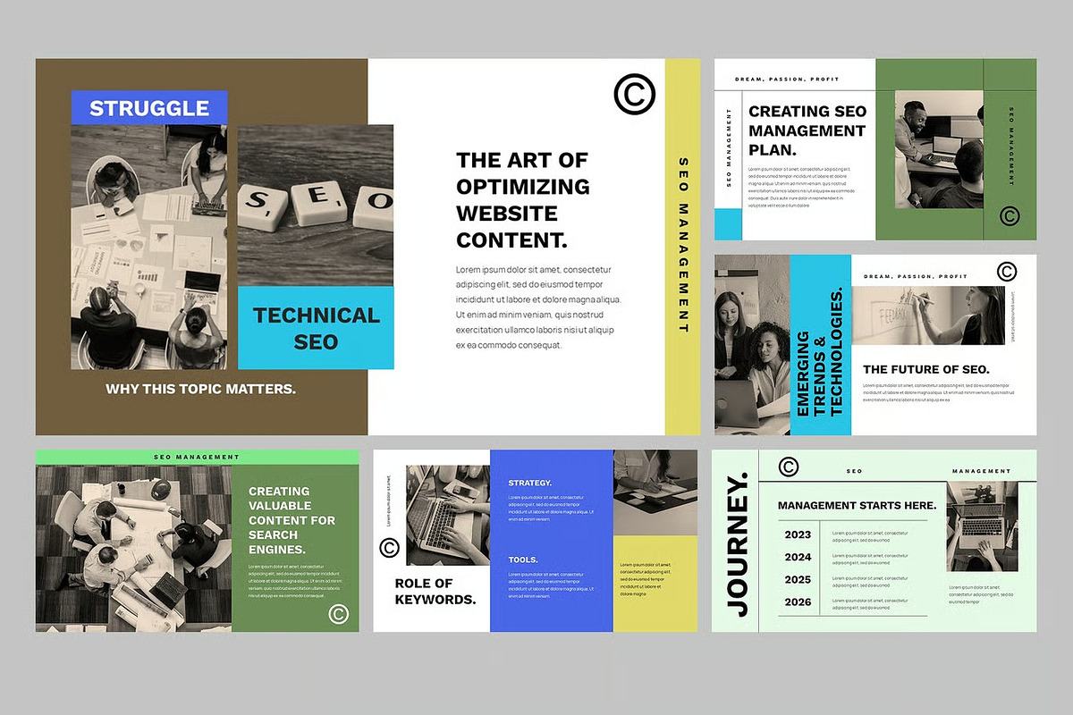 SEO Management Google Slides, PPoint preview 4