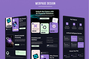 Artificial Intelligence Landing Page, a Landing Page Template by MightyDesign