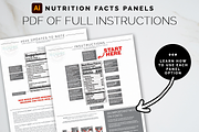 Adobe Nutrition Facts Panel Template, a Branding & Logo Template by Bdemm Studio (Thumbnail 6 of 7)