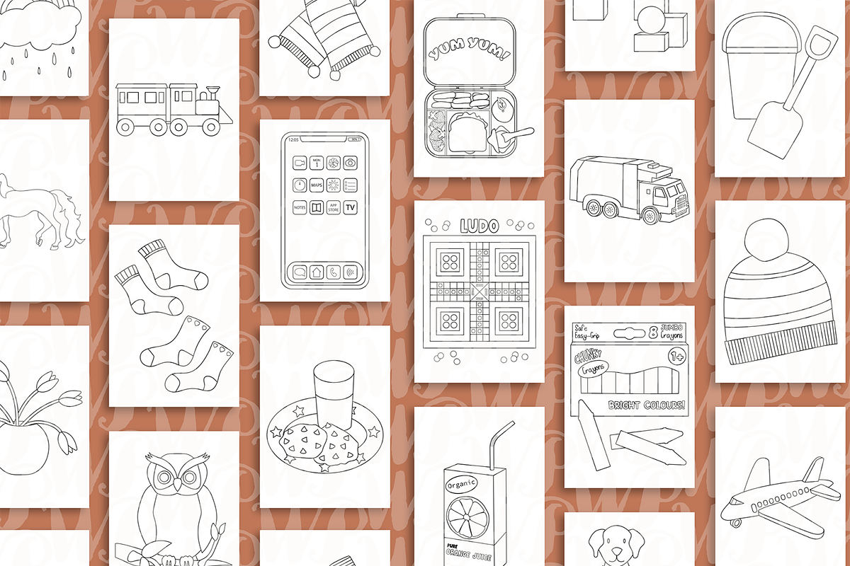 Early Years Colouring Book Template preview 4