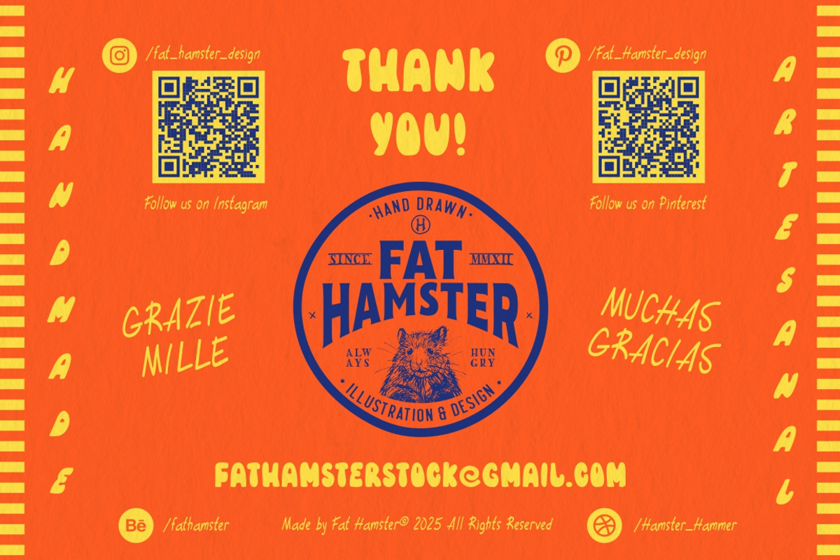 Quick Takeaway fast food fonts, a Sans Serif Font by Fat Hamster (Photo 17 of 17)