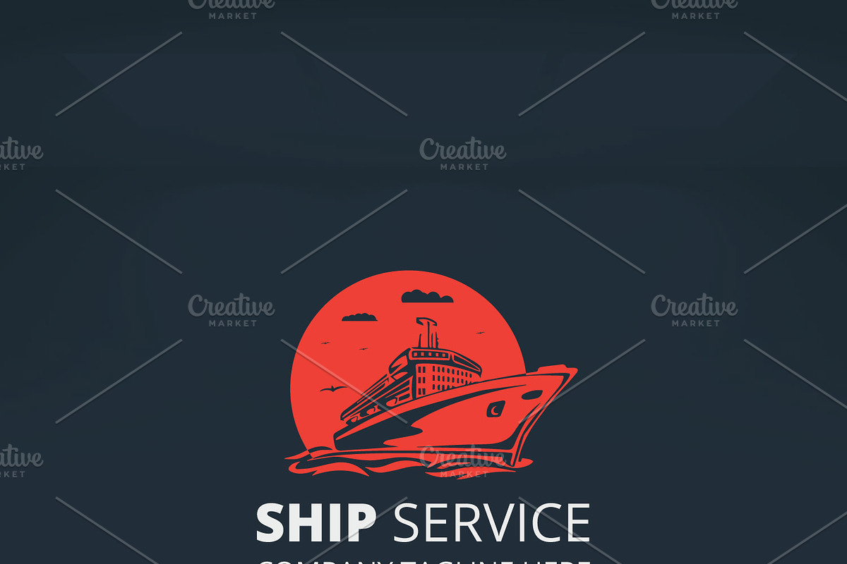 SHIP SERVICE LOGO, a Branding & Logo Template by Design_Creator (Photo 2 of 2)